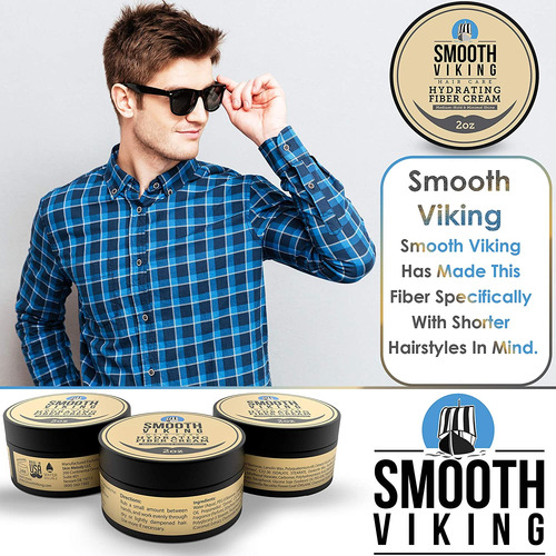 Crema De Peinado Para El Cabello Vikingo Suave Para Hombres