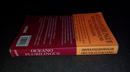 Oceano Plurilingue Espanol/english-français- Deutsch-italian (Usado)