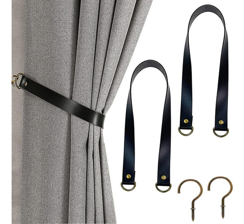 Cortina De Cuero Tie Backs 2pcs Glrovazas Leather Curtain Ro