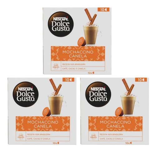 Pack 3 Cajas Dolce Gusto Mochaccino Canela