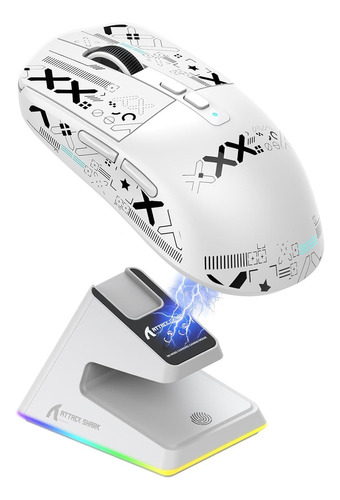 Mouse Attack Shark X6 Com Dock Sem Fio