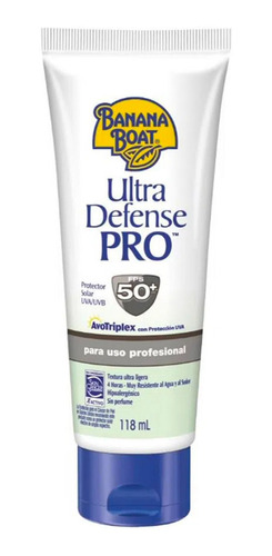 Protector Solar Banana Boat Ultra Defense Pro Spf 50 118ml