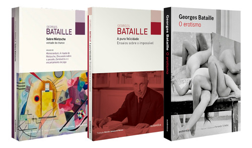 Coleção Georges Bataille O Erotismo + A Pura Felicidade + Sobre Nietzsche, De Georges Bataille., Vol. 1. Editorial Kit De Livros, Capa Mole, Edição 20240101 00:00:00 Em