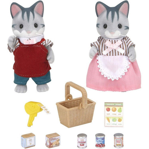 Sylvanian Families Dueños De Supermercado Muñecos Atrix