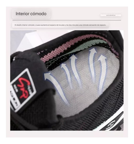 Hombre Casual Modatranspirable Tenis Zapatos Cómodos Sneaker