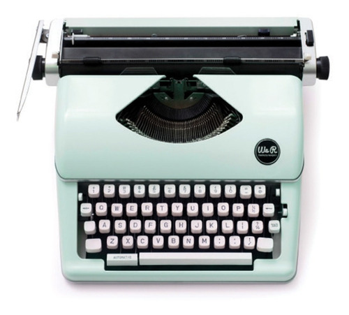 Imagem 1 de 2 de We R - Máquina De Escrever Typewriter - Menta - (663062)