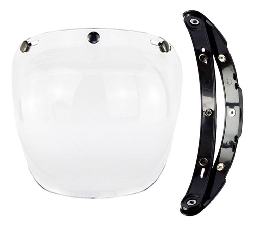 3 Snap Visor Shield Face Front Flip Up Durable Para Cascos