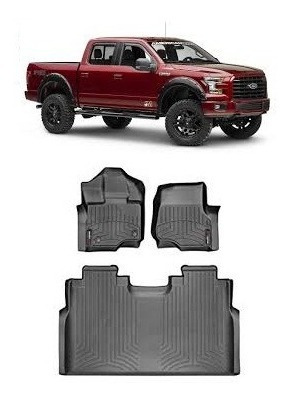 Alfombra Weathertech Ford Raptor  2015 - 2020 Doble Cabina