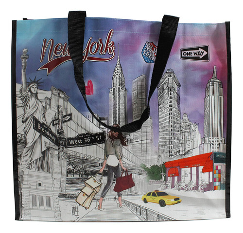 Bolsa Hombro Reutilizable Estatua Libertad York