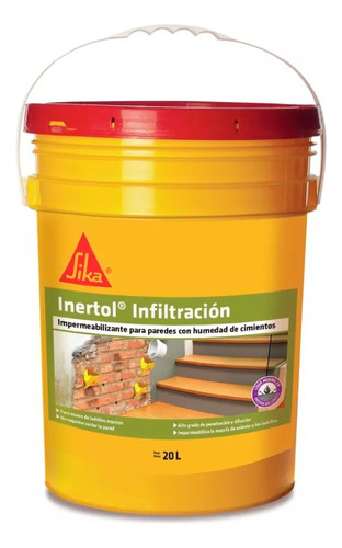 Sika Inertol Infiltración Humedad Cimiento | 20lt