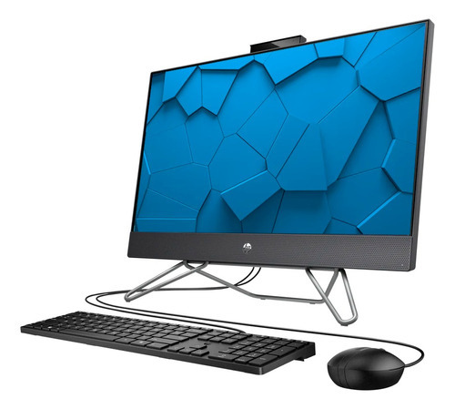 Computador Todo En Uno Hp 205 G8 Ryzen 5 5500 8gb 256gb 23,8 Color Negro