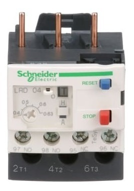 Rele Termico Regulable 0.4-0.63a Lrd04 Schneider Electric