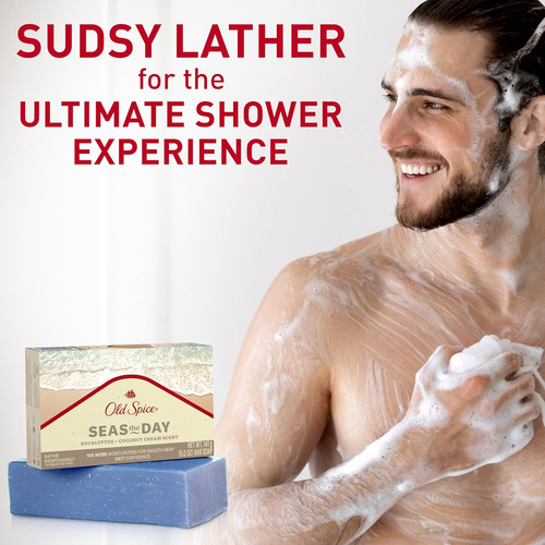 Jabón En Barra Old Spice Para Hombre, Seas The Day Eucalyptu