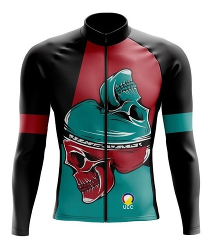 Jersey Ciclismo Ruta - Mtb 2skull Para Hombre Manga Larga 