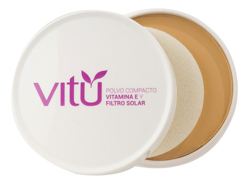 Polvo Compacto Vitú Vitamina E Y Filtro Solar Vitú