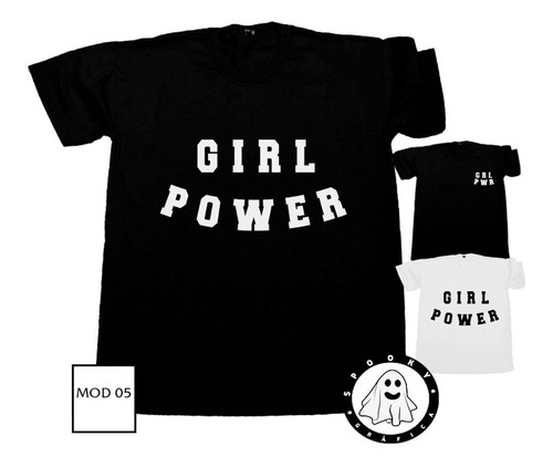 Remeras Girl Power Grl Pwr Feminista Varios Diseños Algodón