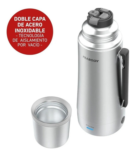 Imagen 6 de 10 de Termo Peabody E-termo 700w 1 Lts Con Pico Cebador Y Bombilla