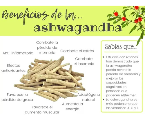 Ashawagandha X 100 Capsulas De 600mg Calidad Premium Sin Sabor
