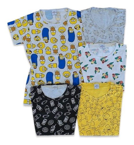Kit 12 T-shirts Blusas Feminina Roupas Atacado Revenda