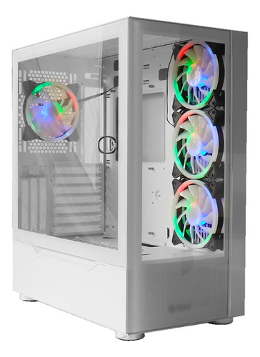 Case Gamer Teros Te-1164w Mid Tower Atx 600w Bronce Blanco