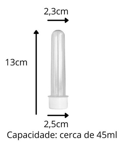 Imagem 2 de 4 de 100 Tubete 13cm - Atacado - Tubo De Ensaio Festa Tubet