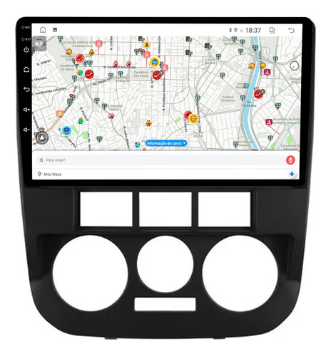 Central Multimidia Gol G4 9p Android 14 Carplay 4gb 64gb