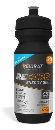 Reidrat Recarb Energy Gel Squeeze 600g Bcaa Palatinose