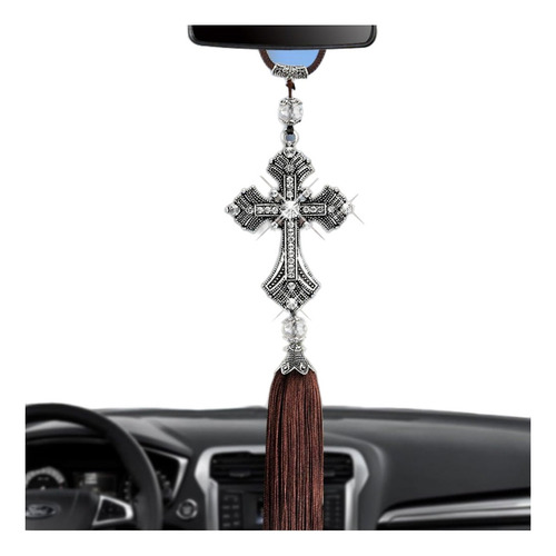 Colgante De Espejo Retrovisor Coche Cristiano Cruzado Jesús