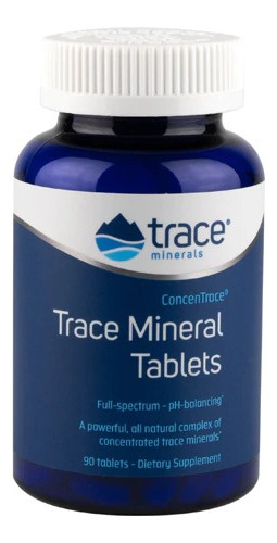 Trace Minerlas Concentrace Ph Balance- Iron 90 Tabletas Sabor Sin Sabor