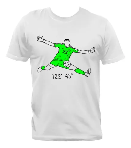 Remera Blanca Dibu Martínez Atajada Final Qatar 2022 Arquero