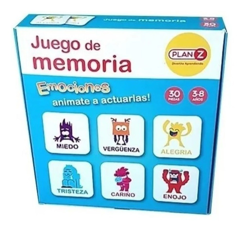 Juego Memoria Emociones Didactico Infantil Niño