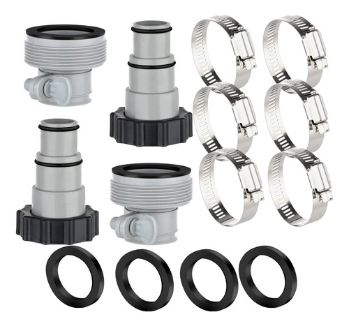 Adaptador Manguera Piscina Tipo B Arandela Abrazadera Para