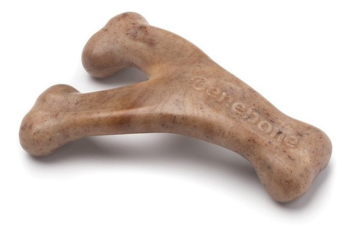 Imagen 5 de 10 de Hueso Benebone Puppy Wishbone/ Dental Chew 2pk Juguete Perro