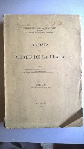 Revista Museo De La Plata Xxi Lafone Quevedo Mulita Fernande