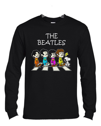 Polera Ml The Beatles Snoopy Rock Abominatron