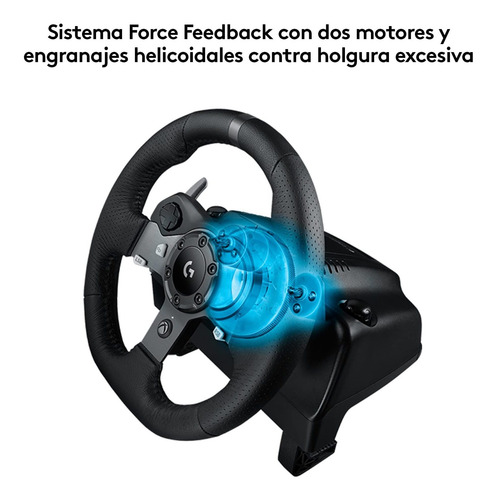 Imagen 4 de 7 de Logitech G920 Driving Force Volante De Carreras Pedales Xbox
