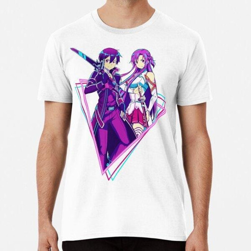 Remera Espada Arte En Línea Anime - Asuna Y Kirito Algodon P