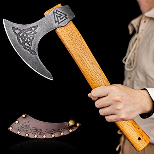 Nedfoss Ragger De Hacha Vikinga De 16 Pulgadas Inspirado En 