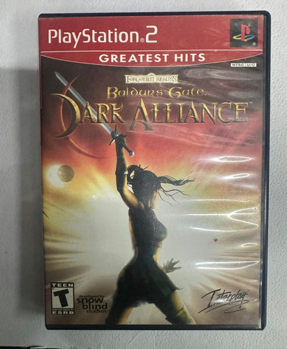Baldurs Gate Dark Alliance Para Play Station 2 Ps2 (original
