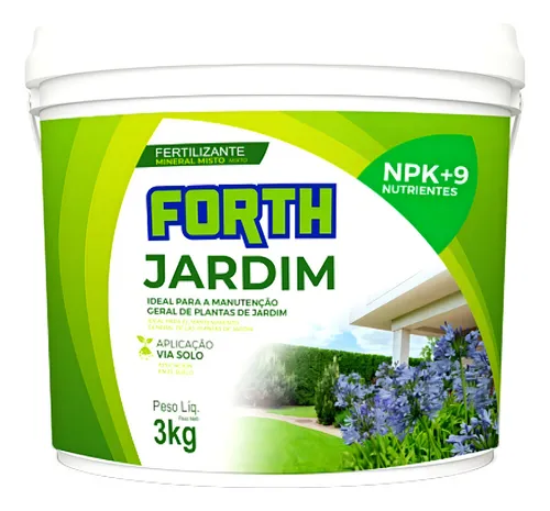 Adubo Fertilizante Forth Jardim 3kg Gramado Para Grama