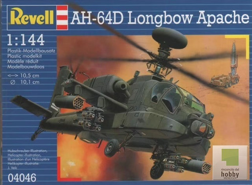 Revell Ah-64d Longbow Apache 4046 1/144 Rdelhobby Mza