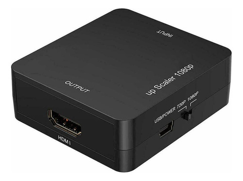 (a)adaptador De Vídeo Cvbs Compatible Con Rca Av A Hdmi