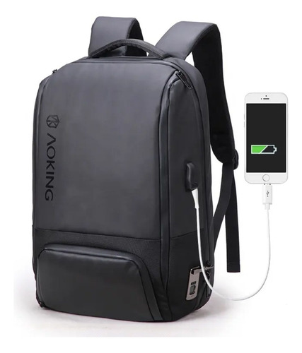 Mochila 17,5 Notebook Protección Antirrobo Y Usb Impermeable