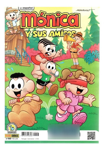 Monica Y Sus Amigos N° 46 - Em Espanhol - Editora Panini - Capa Mole - Bonellihq Cx473 J23