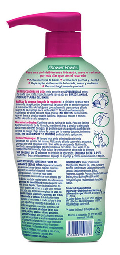 Nair Crema Depilatoria Ducha Nourish 368 G Piel Suave