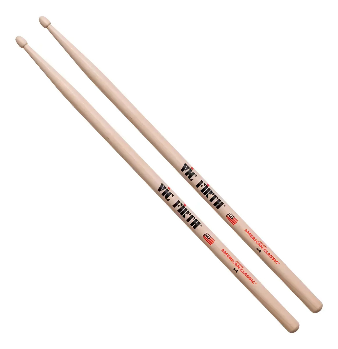 Baquetas Vic Firth 5a Hickory American Classic Natural
