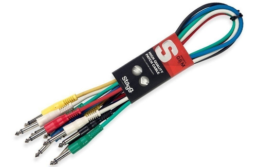 Cable Plug Plug 60cm X 6 Unidades Stagg Spc060e