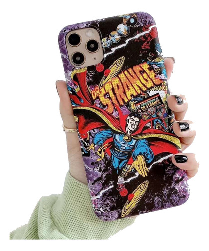 Funda Super Héroes Vintage Para iPhone 7 8 X 11 Pro Max +