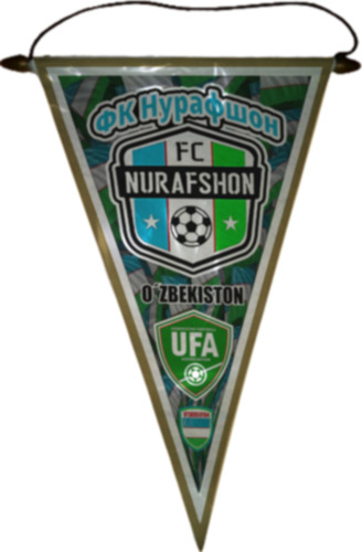Banderin 37cm Full Color Futbol Uzbekistan Elegir Equipo Fk Nurafshon Fk Nurafshon