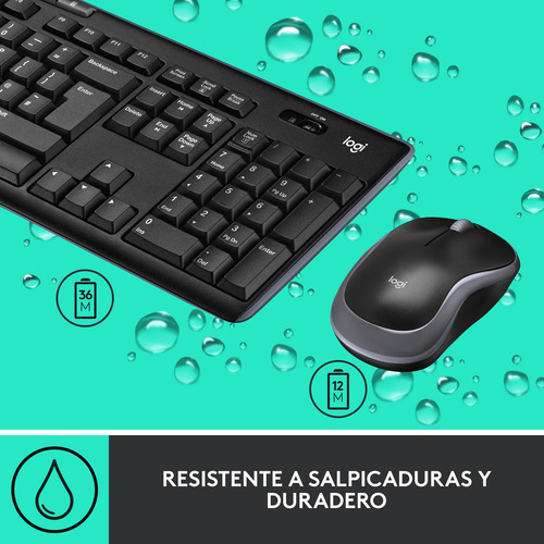 Logitech Combo Webcam C270 + Kit Teclado Y Mouse Mk270